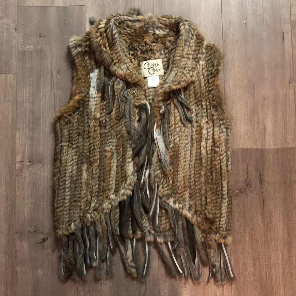 Cripple Creek Rabbit Fur Vest
